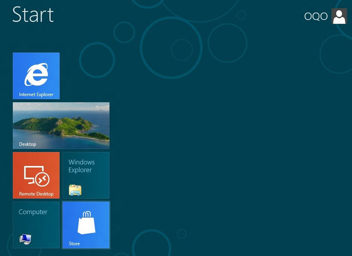 Windows 8 Consumer Preview - Start Screen