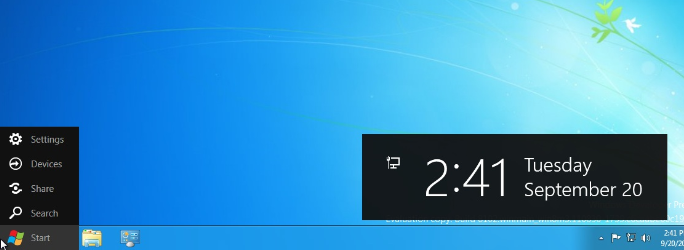 Windows 8 - Desktop Start Menu