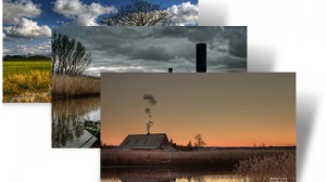 Impressions Schelwig-Holstein theme for Windows 7 - Sonnenuntergang (Sunset),Bootsromantik (Romantic boats), Bewölkten himmel (Cloudy sky),Eine Wanne voll Schnee (A tub full of snow), Rauchzeichen (Smoke signals), Stör (Stör River), Stör im Hochsommer (Stör River in midsummer), Sankt Peter-Ording (St.Peter-Ording, Nordfriesland, Schleswig-Holstein, Germany).