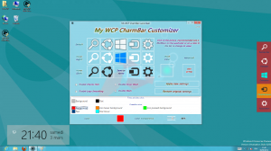 My WCP CharmBar Customizer - App