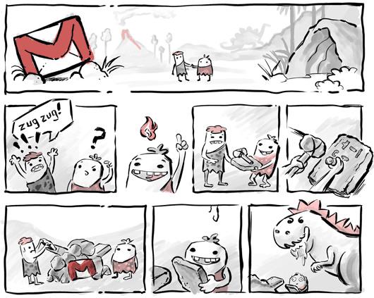 Gmail translation - Cartoon