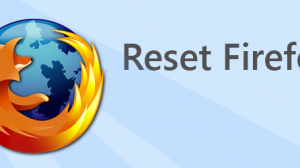 Reset Firefox feature