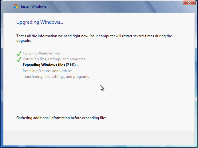 Upgrading to Windows 7 Upgrading to Windows 7