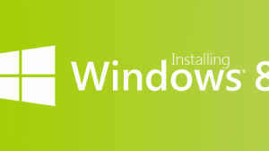 Installing Windows 8
