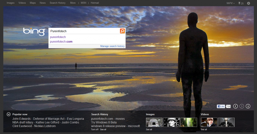 New Bing html5