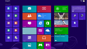 Win8 RTM Start screen
