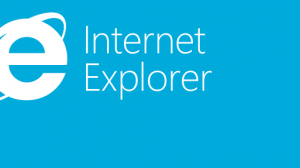 IE Blue and White logo