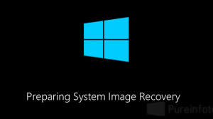 Restore system image in Windows 8