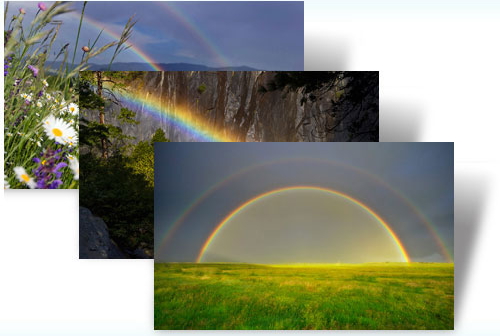 Rainbows wallpaper collection
