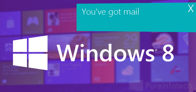 Win 8 notification