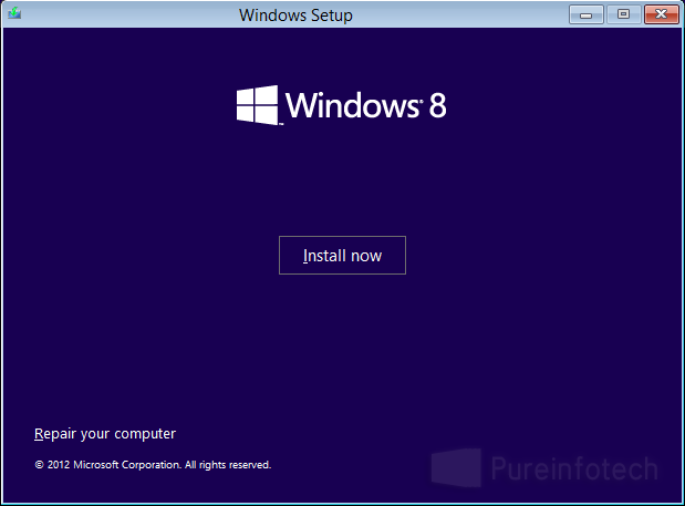 Install Win 8