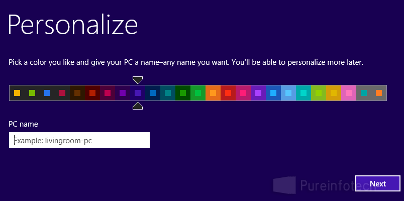 Personalize
