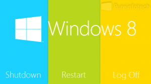 Start screen shutdown button