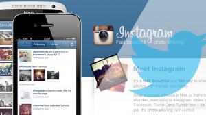 Instagram and Twitter
