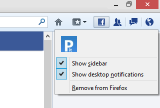 Disable social feature in Mozilla web browser