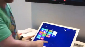 Panasonic 4K win8 tablet ces2013