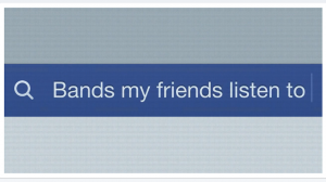 Graph Search Facebook bar