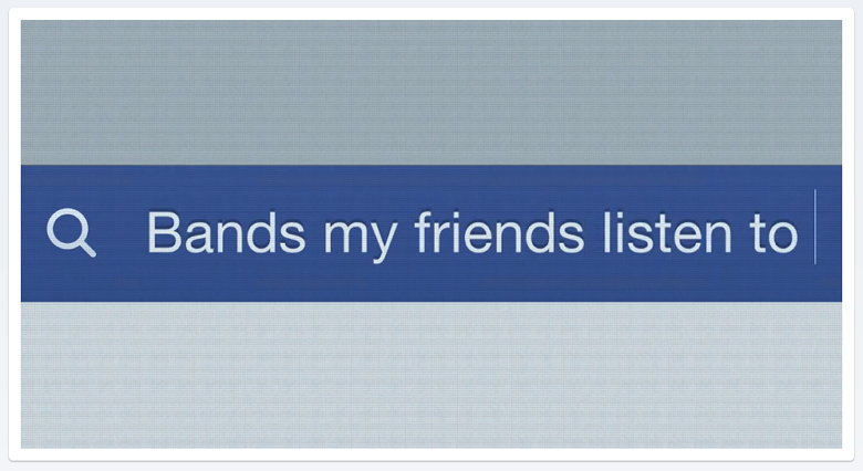 Graph Search Facebook bar