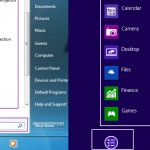Start menu Windows 8.1