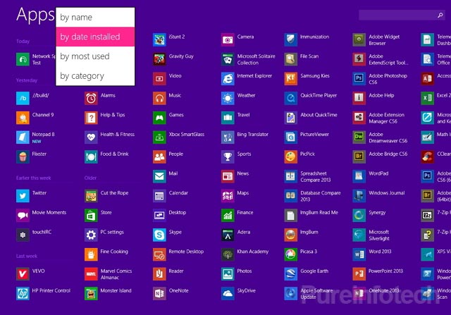 App view list all the apps installed in a PC