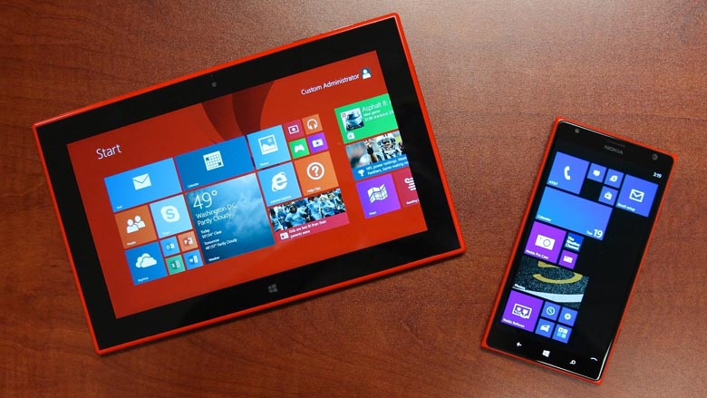 Windows RT and Window Phone devices