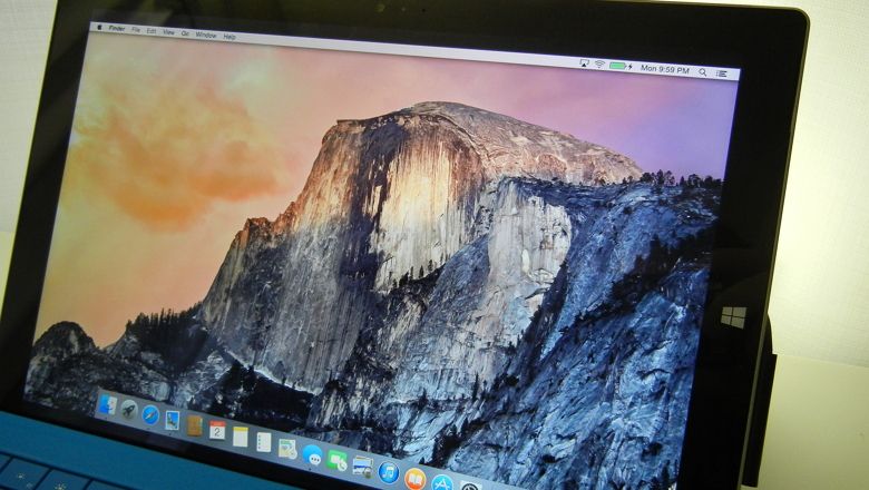Apple OS X Yosemite on Surface Pro 3