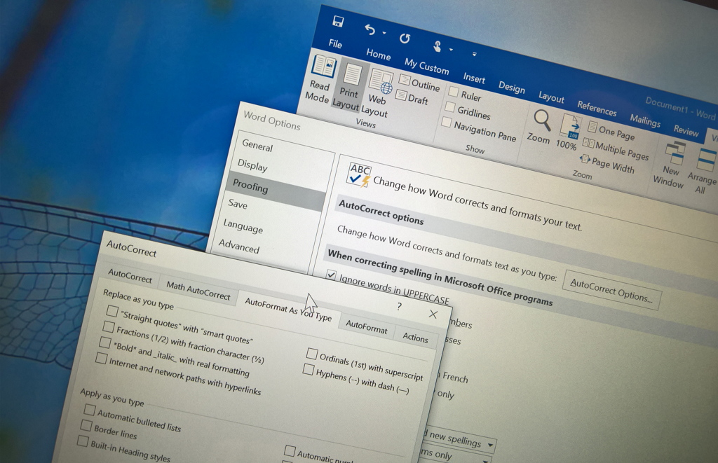 How To Disable Automatic Formatting Options In Microsoft Word 