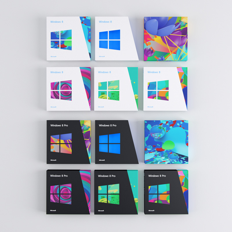 microsoft windows 8 box