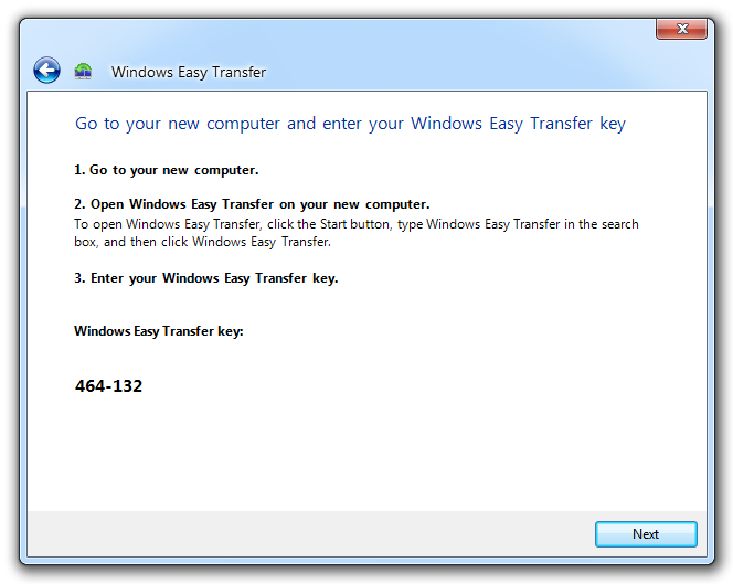 How to use Windows Easy Transfer over the network in Windows 7 ...