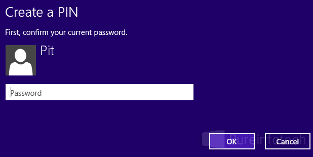 How to create a PIN password in Windows 8 (Step-by-Step) « Pureinfotech
