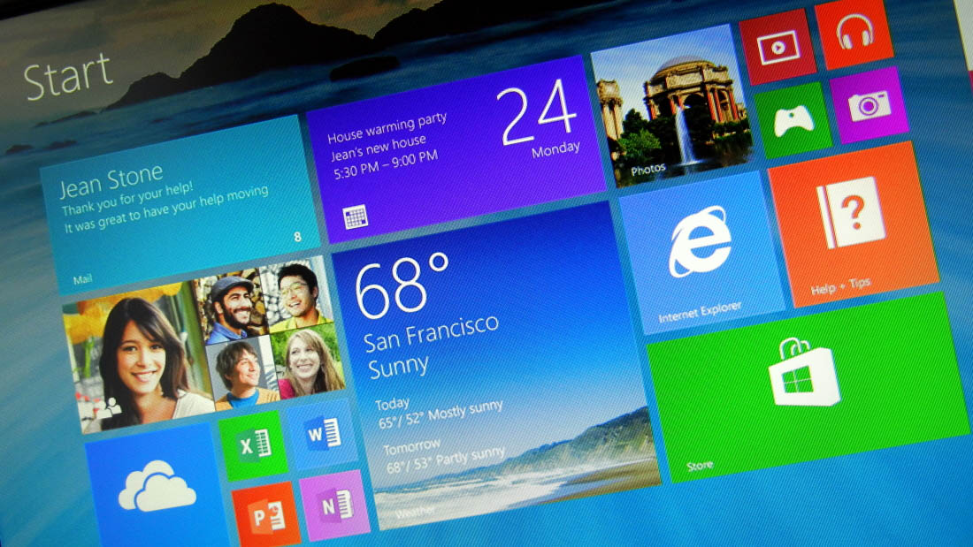 Windows 8.1 Start screen bigger and smaller tiles