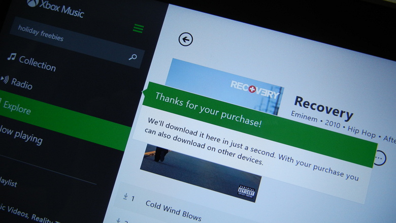 Xbox music freebies