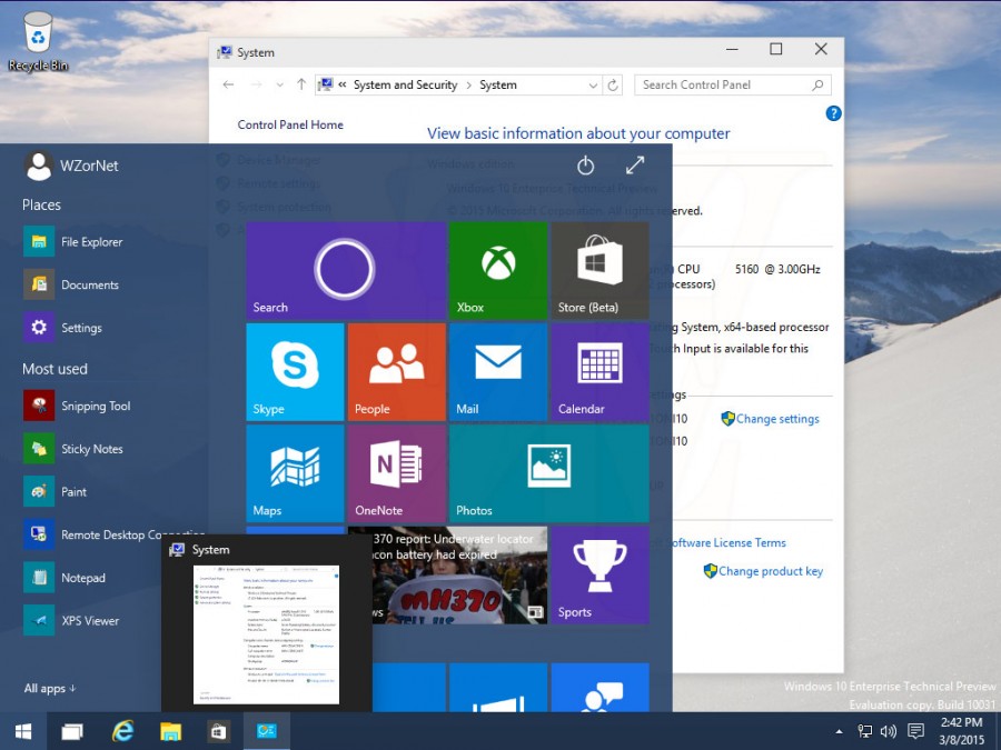 Windows 10 build 10031 screenshots show more of what to expect on ...