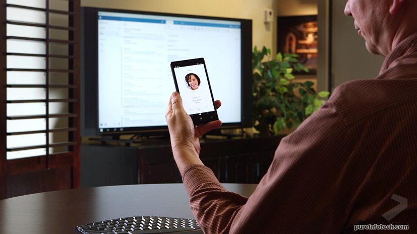 Continuum for phones in Windows 10 dual screen experience