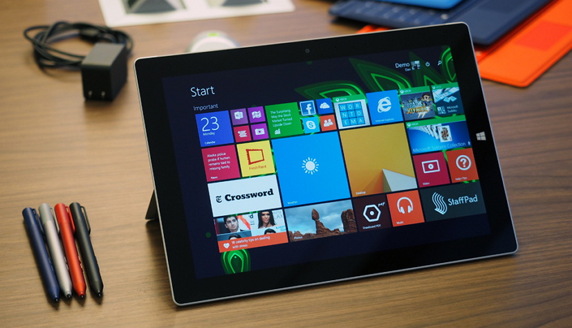 Surface 3 tablet without Type Cover