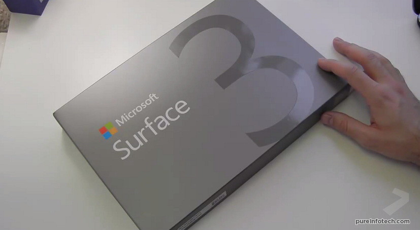 Surface 3 unbox