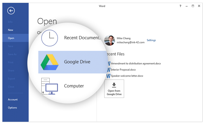 Microsoft Office gets Google Drive plug-in to save documents straight into  Google - Pureinfotech