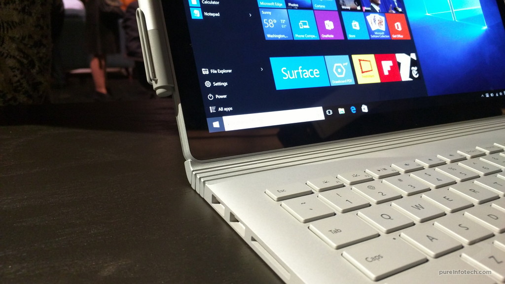 Surface Book left side ports