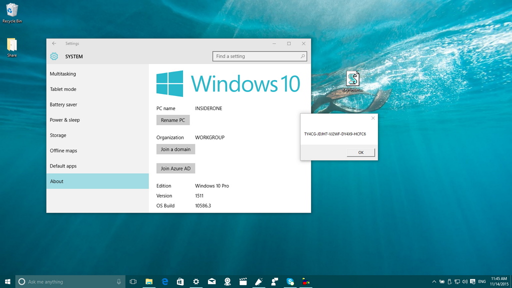 windows 10 product key on windows 11