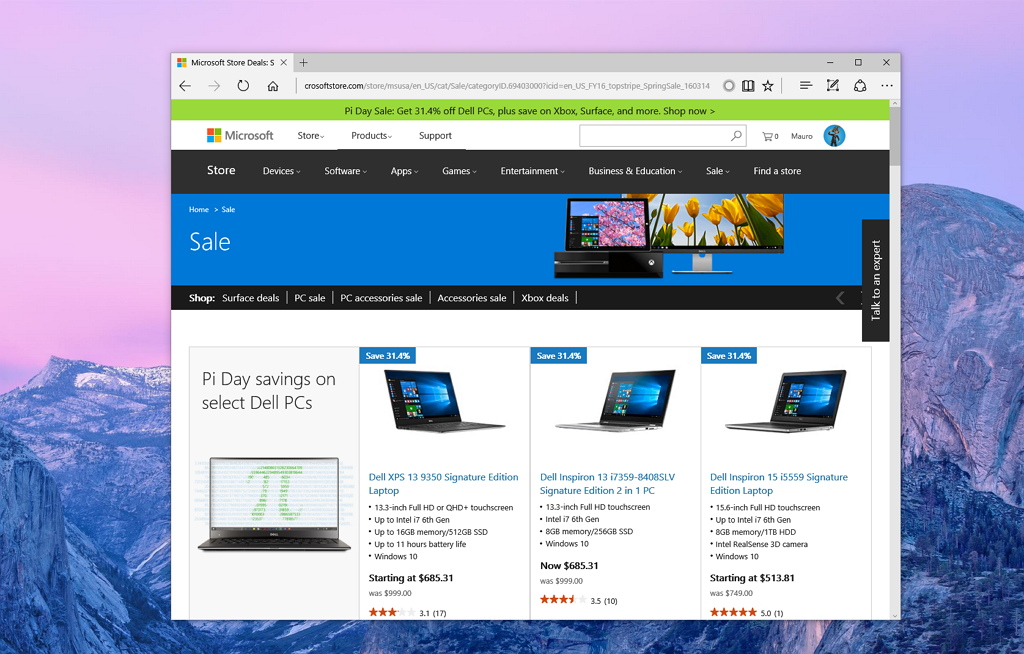 Microsoft Store Spring Sale Save Big On Windows 10 PCs And Xbox One Pureinfotech