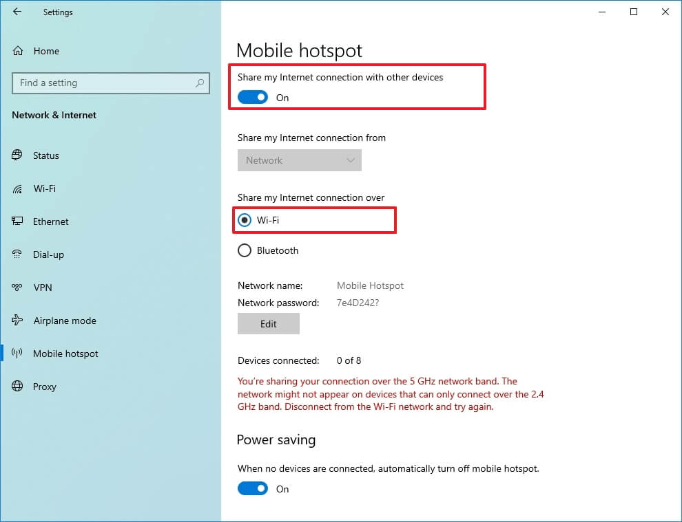 How To Enable Mobile Hotspot On Windows 10 - Pureinfotech