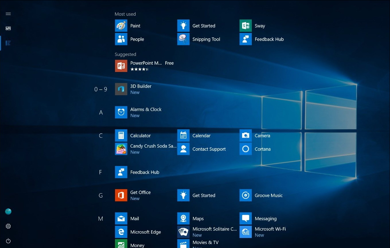 Start menu refinements UI coming to Windows 10 • PUREinfoTech