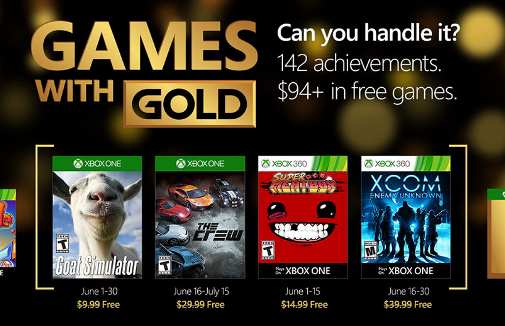 Grondig moeilijk tevreden te krijgen Harmonie Xbox Games with Gold for June brings Goat Simulator, the Crew, and more -  Pureinfotech