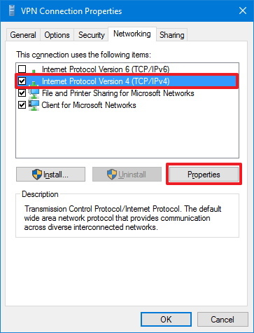 cant map network drive windows 10 over vpn