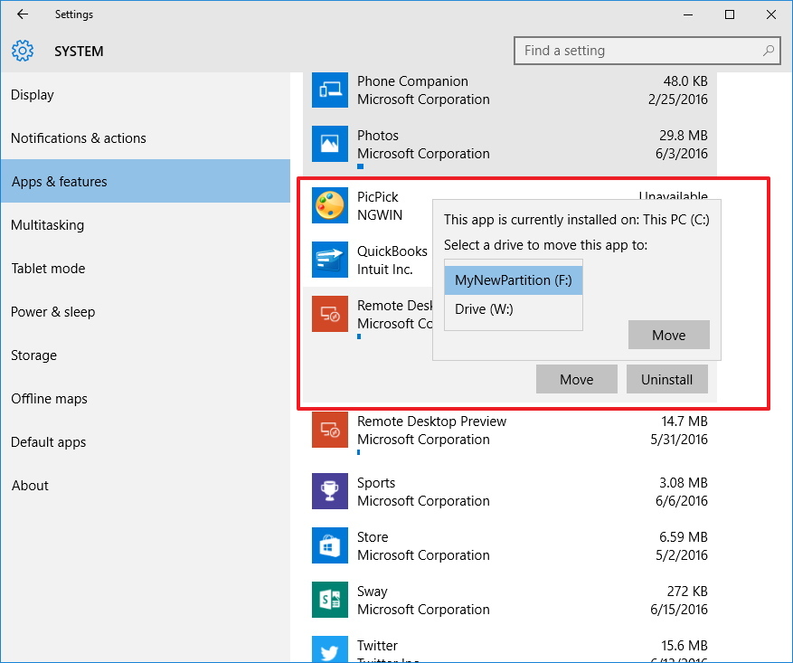 location of universal usb installer windows 10