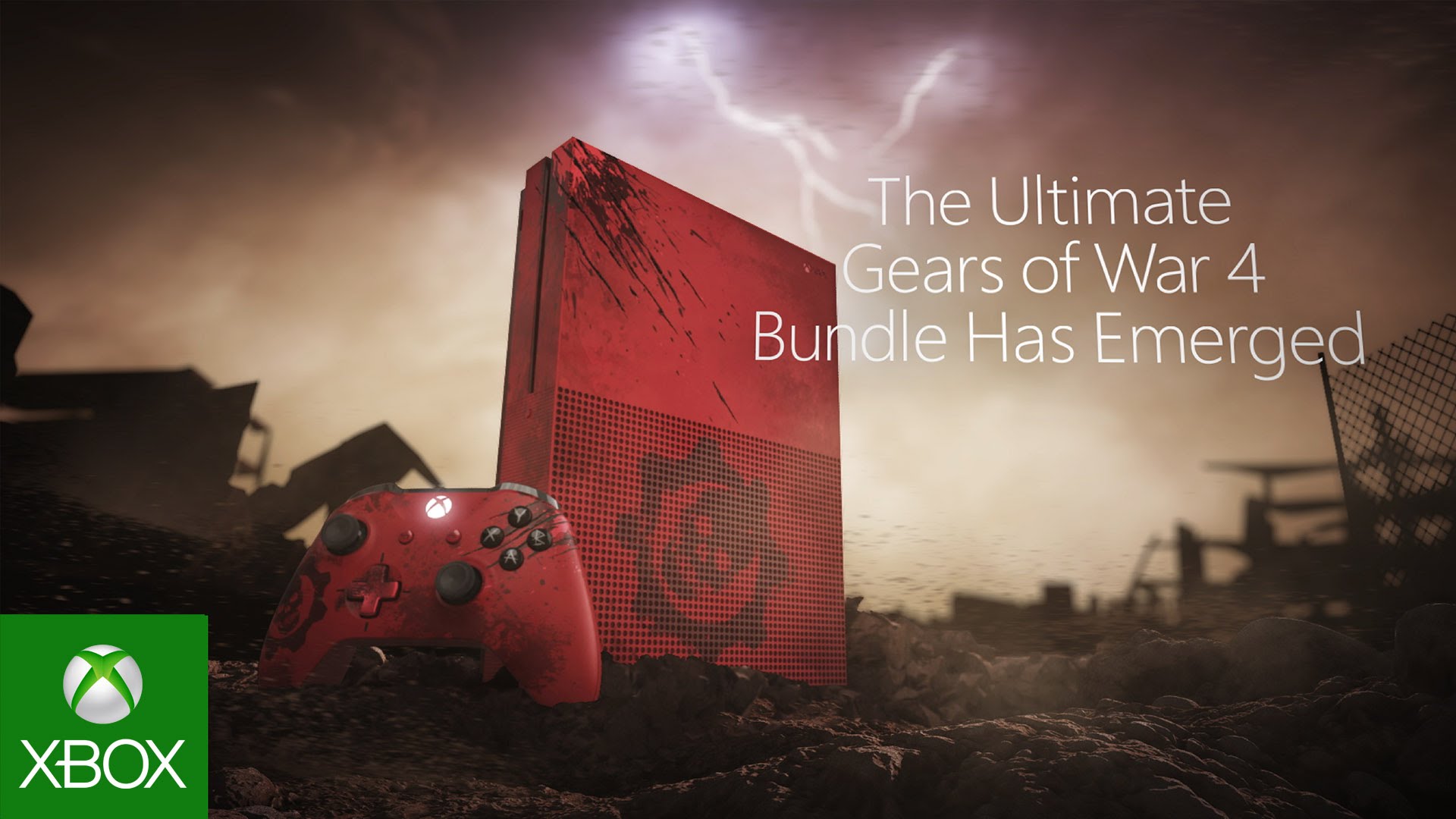 Gears of War 4: Themed Xbox One S, controllers, accessories