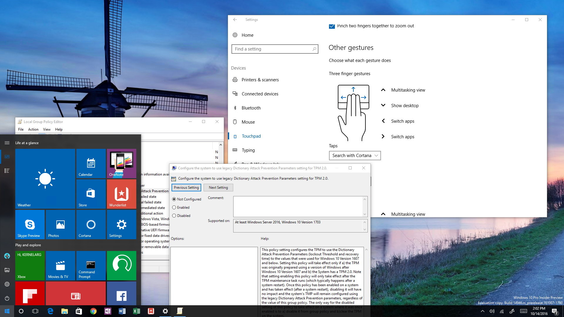 Windows 10 build 14946