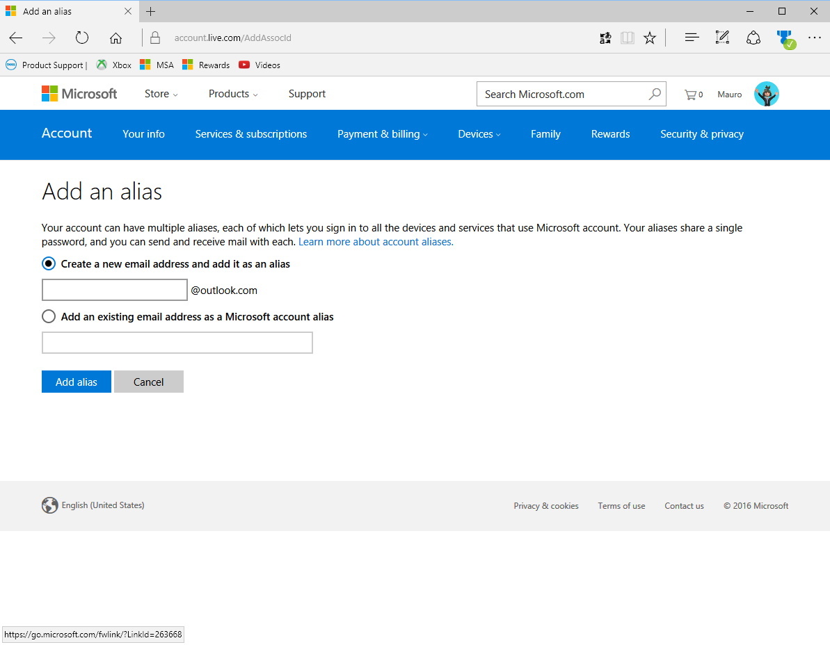 How To Create And Manage Aliases On Your Microsoft Account - Pureinfotech