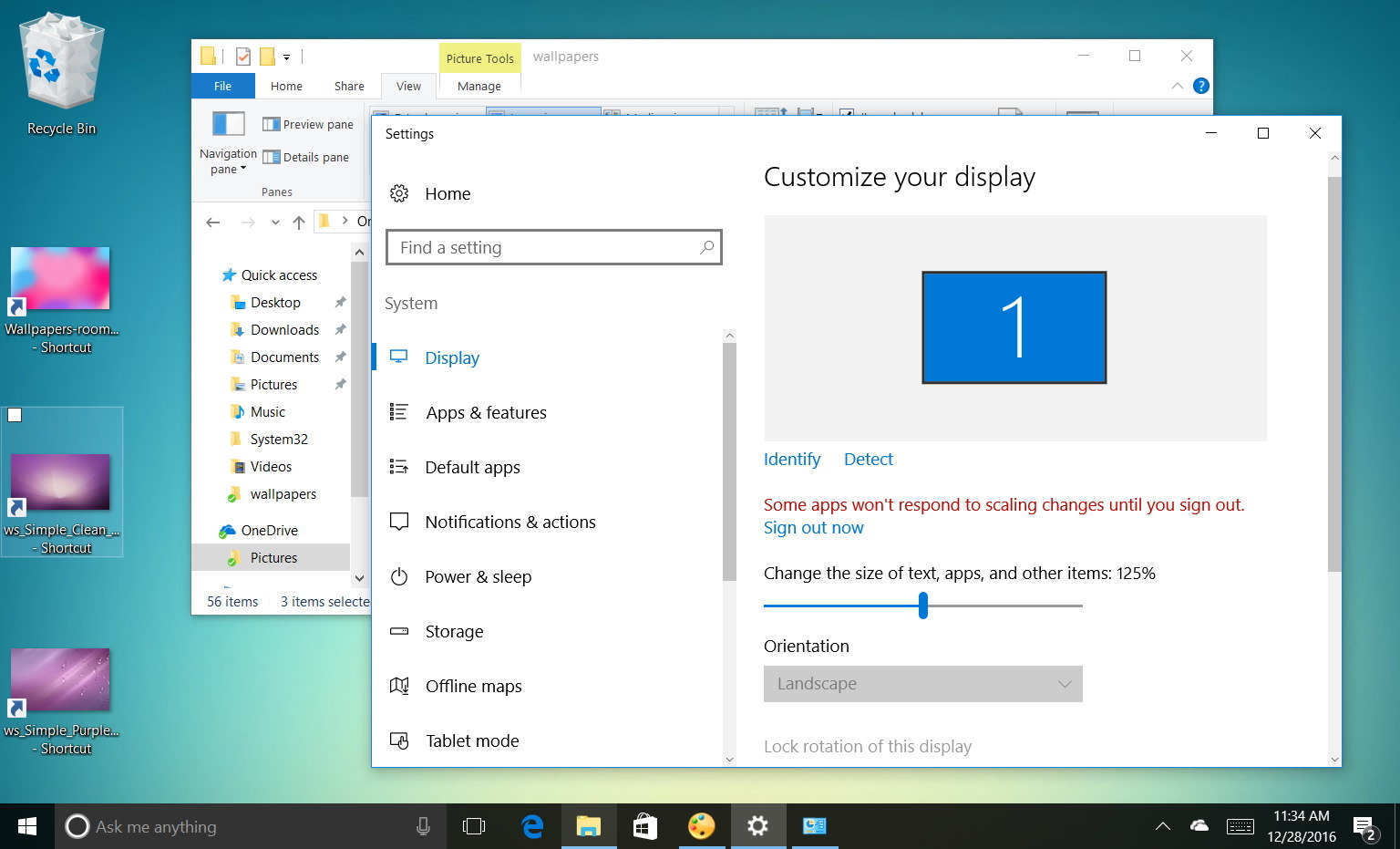 how to change calendar settings in windows 10