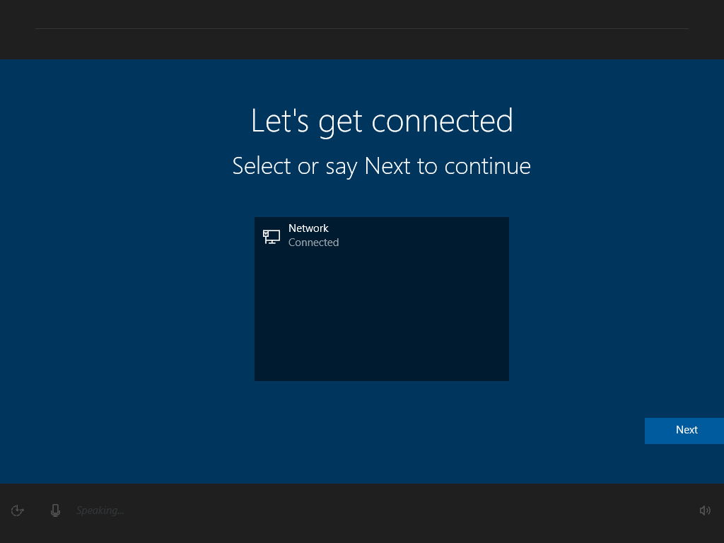 Updated Windows 10 out-of-box experience